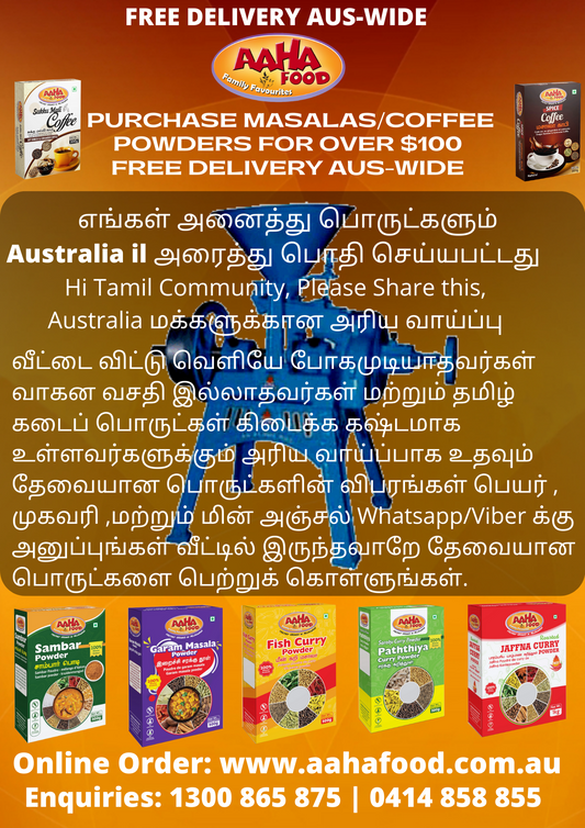 Spend over $100 to get Free Delivery Aus-Wide!!