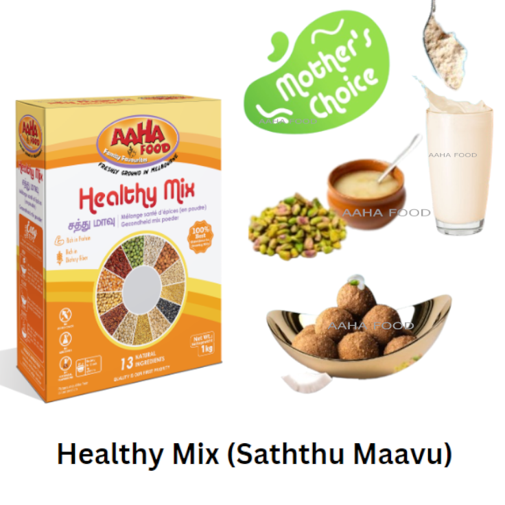 சத்துமாவு ஆரோக்கியமான கலவை (வளரும் குழந்தைகளுக்கு 100% இயற்கை ஊட்டச்சத்து) 500 கிராம்