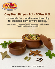 Load image into Gallery viewer, Clay Dum Biriyani Pot (900ml) – Coming Soon

