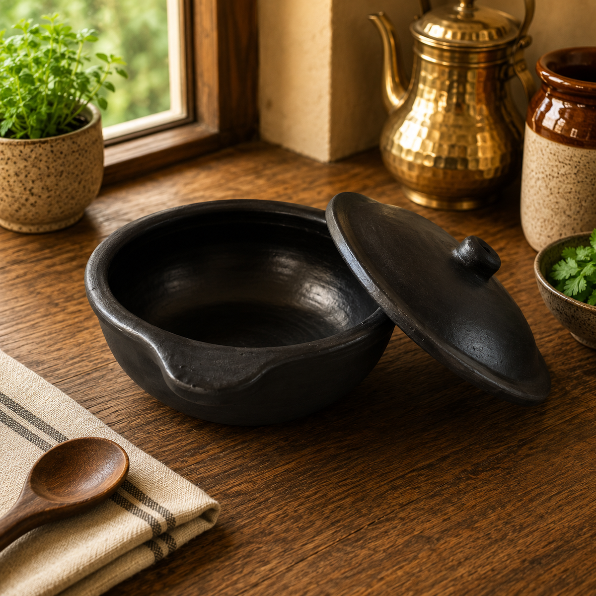 Clay Fish Curry Pot Black 2L 3L – Coming Soon