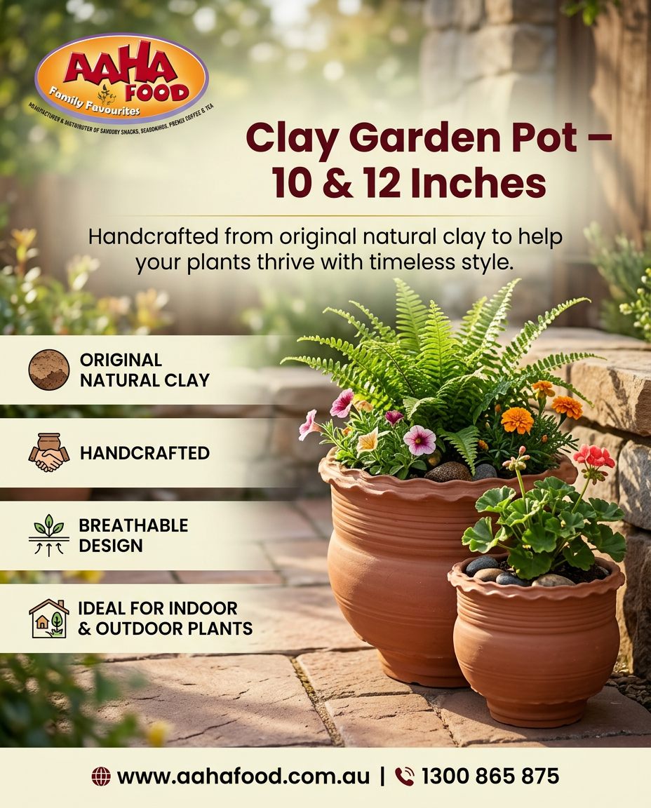 Clay Garden Pot 10 and 12 Inches – Coming Soon