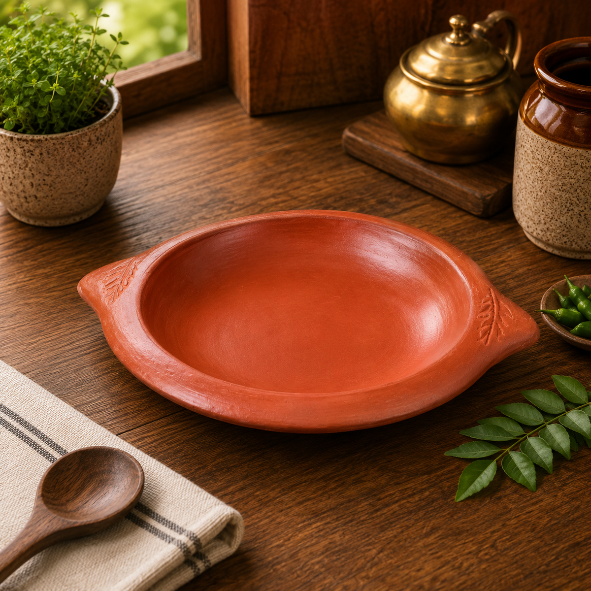 Clay Pathiri Chatti 10 Inches – Coming Soon