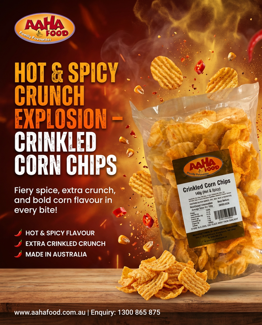Crinkled Corn Chips (Hot n Spicy)