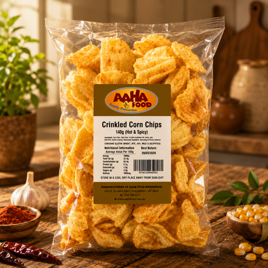 Crinkled Corn Chips (Hot n Spicy)