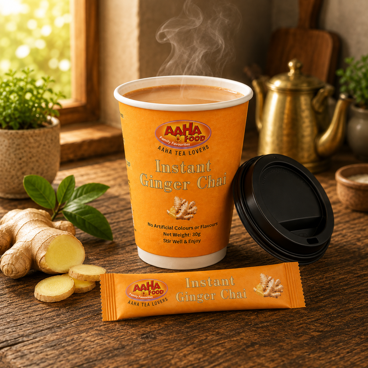 Instant Ginger Chai (6 Cups) - COMING SOON