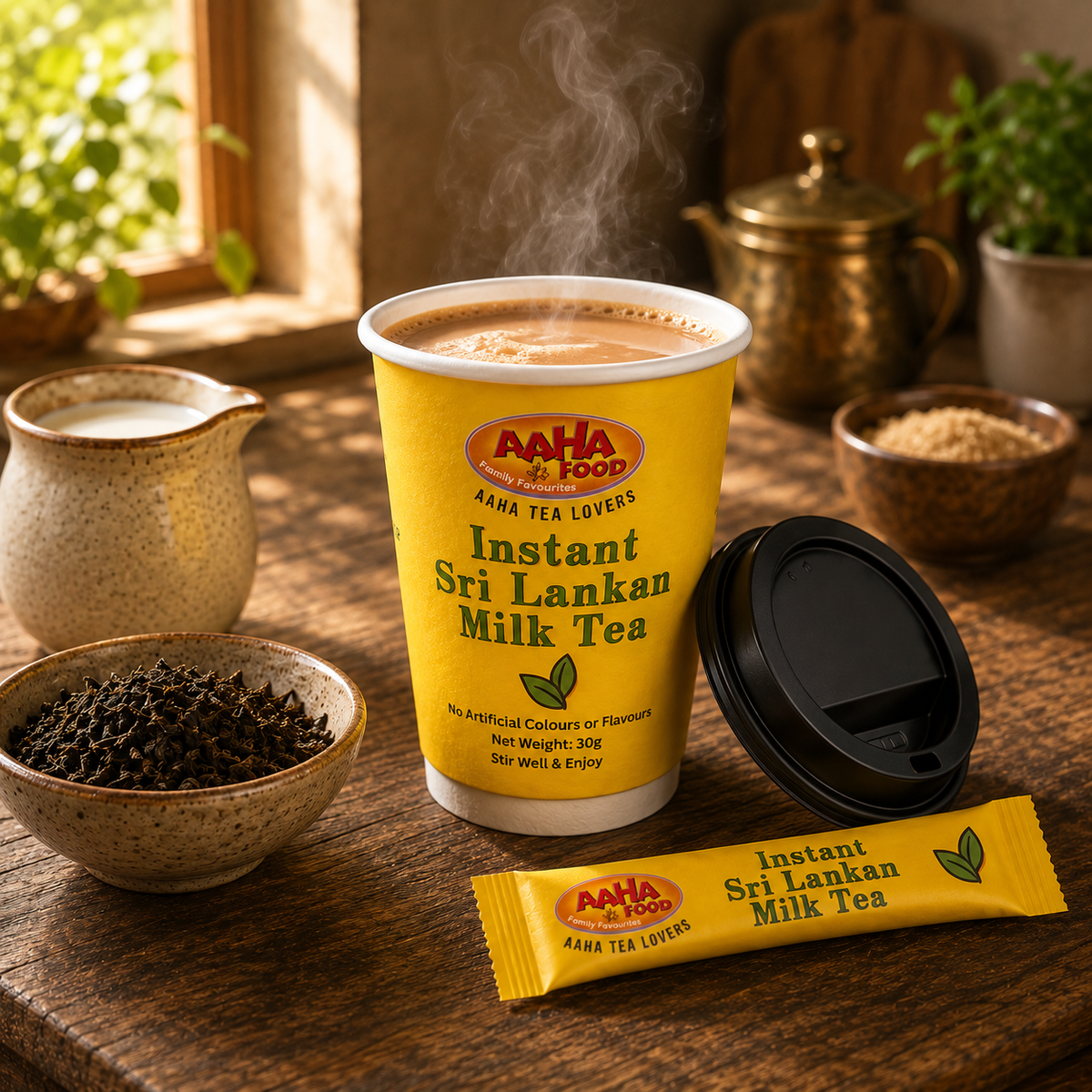 Instant Sri Lankan Milk Tea (6 Cups) - COMING SOON