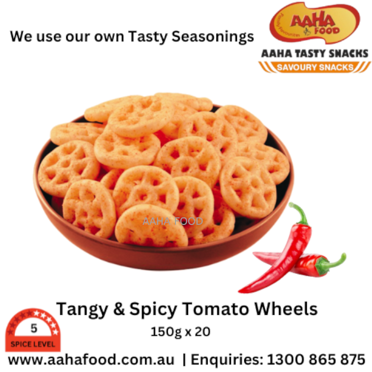 Tasty Tangy & Spicy Tomato Wheels