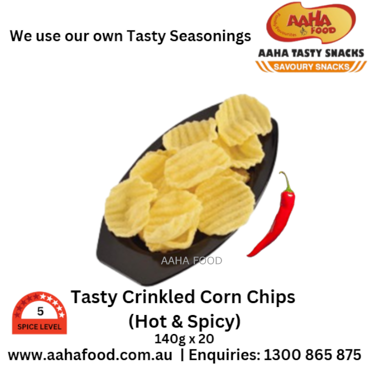 Crinkled Corn Chips (Hot n Spicy)